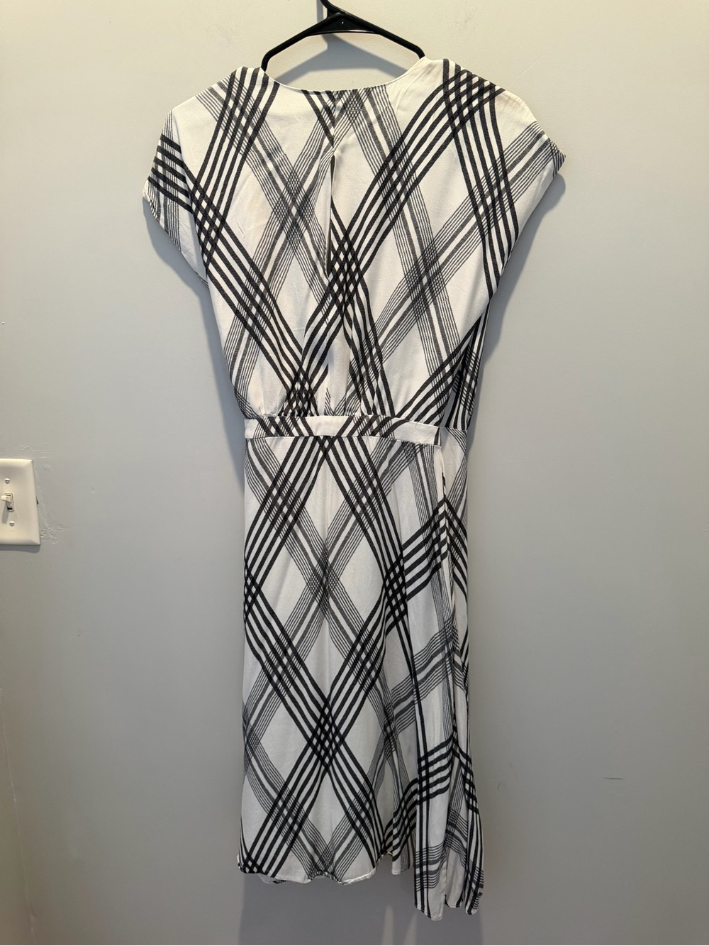 Joie Women's Bethwyn B Wrap Plaid Pattern Dress Size XS - Picture 3 of 5